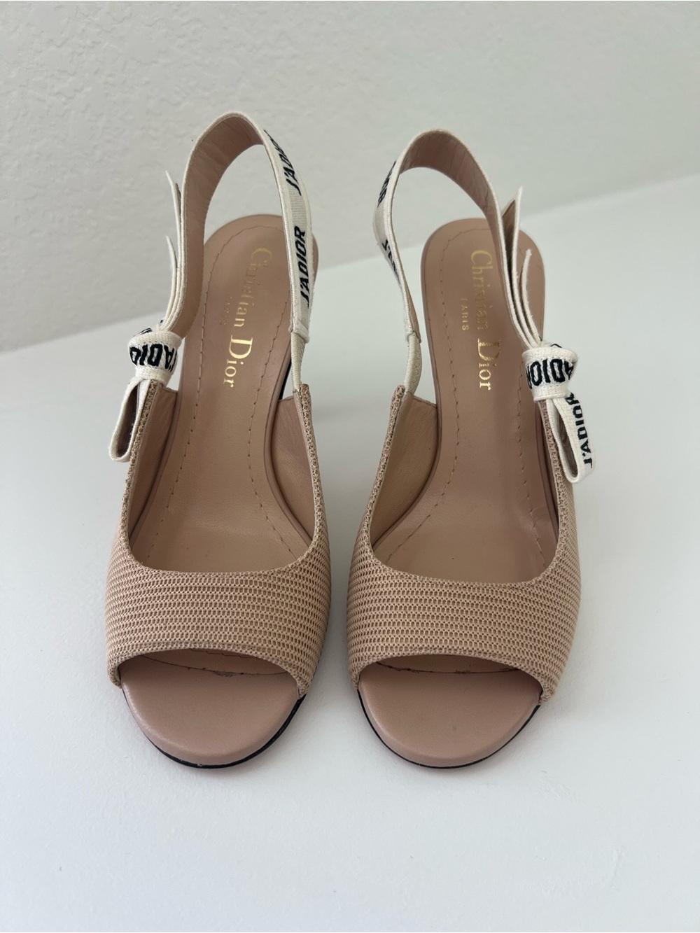 Christian Dior J'Adior Peep-Toe Heels